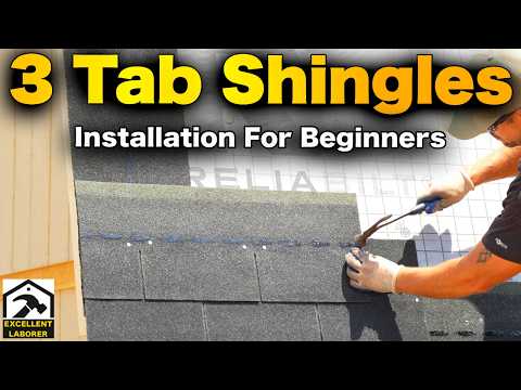 How To Install 3 Tab Shingles | STEP-BY-STEP Beginners Guide!