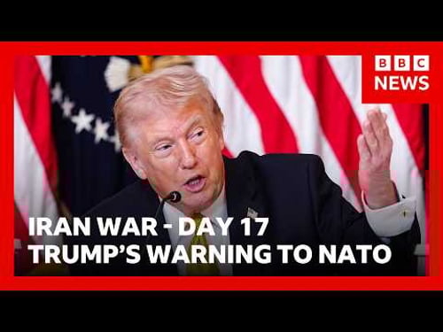 Trump pressures countries over Strait of Hormuz | BBC News