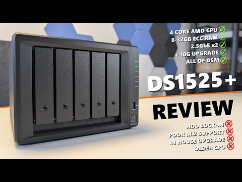 Synology DS1525+ NAS Review - SOLID but FLAWED?