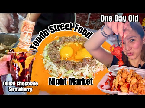 EXOTIC Pinoy Street Food sa Most Famous Ugbo, Tondo, Manila | DUBAI Chocolate + Giant Empanada