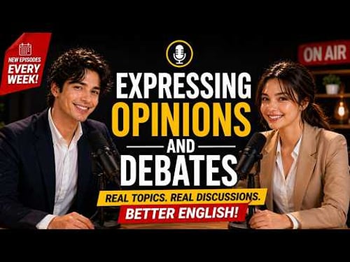 Expressing Opinions and Debates in English | Speaking Practice for Beginners
