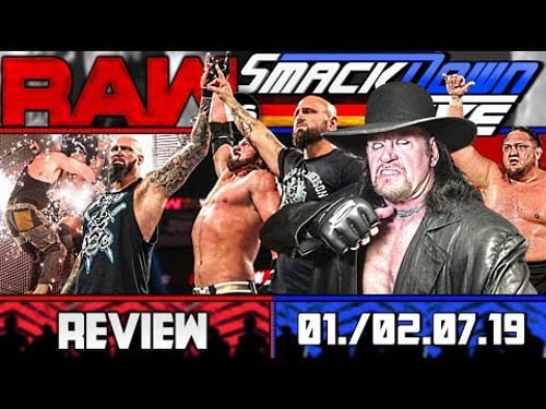 WWE RAW vs. SmackDown Review - MITTELFINGER! - 01./02.07.19 (Wrestling Podcast Deutsch)