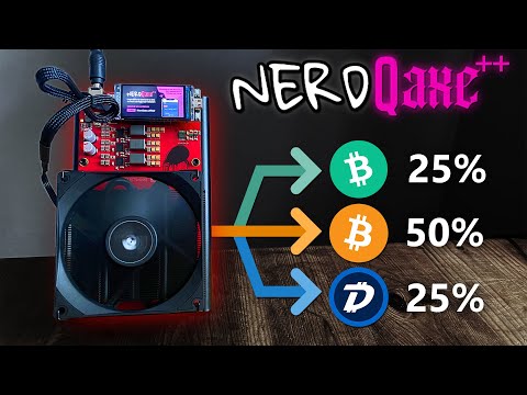 NerdQAxe Hashrate Splitter - Mine BTC and BCH at The Same Time