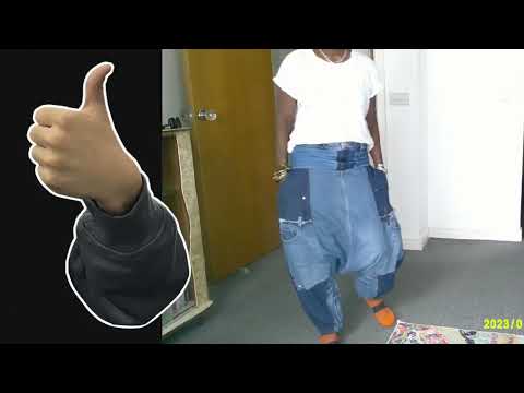 How to make a denim trouser from 2 denim jeans. DIY