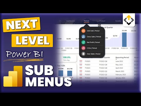 Take your Power BI Navigation Menus to the Next Level - Full PBI UX/UI Design Tutorial
