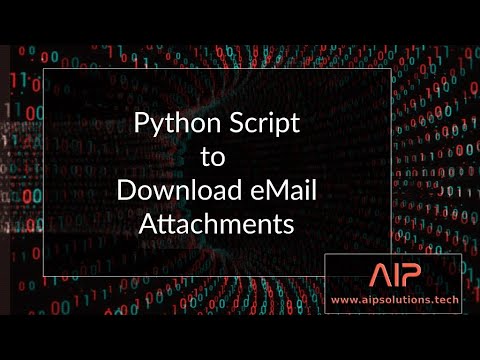 Python: Connect to Mailbox, Download Email Attachments and move email to different folder