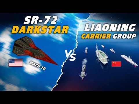 F-22 Raptor + SR-72 Darkstar Vs Carrier Battle Group Behind Enemy Lines | Digital Combat Simulator |