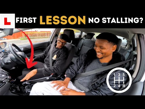 First Driving Lesson In a MANUAL Car Without Stalling?