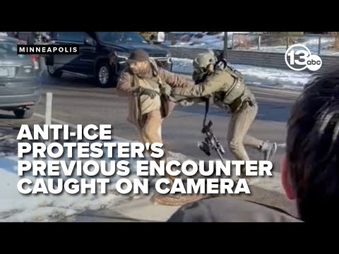 Newly released video shows Alex Pretti's previous scuffle with federal agents 11 days before death