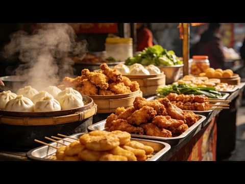The Beijing Grand Market in China, where there is an abundance of delicious food