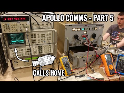 Apollo Comms Part 5: Transponder first power on.