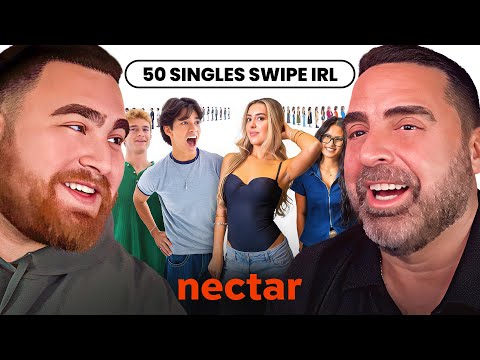 ITS BACK! LosPollosTV And Dad React To 50 singles swipe on each other | season 7
