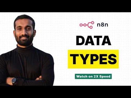 Master 80% of n8n data types in 24 minutes