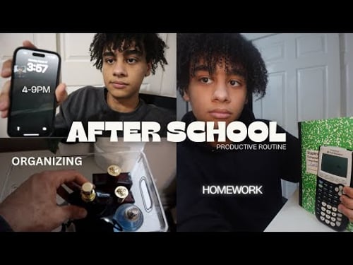 How I Stay Productive After School