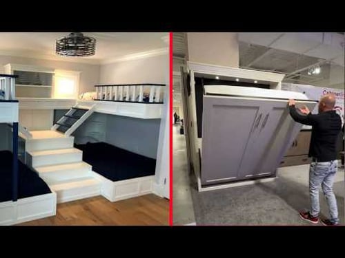 Incredible Space-Saving Furniture: Smart Murphy Beds & Sofa Designs