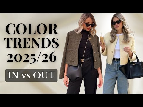 The BIGGEST Color Trends for Fall Winter 2025/26 Revealed
