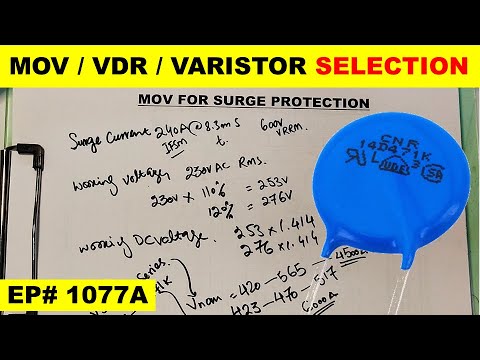 {1077A} How to select correct MOV for surge protection