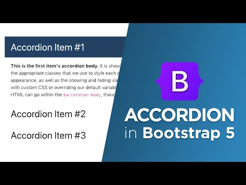 Accordion in Bootstrap 5 (with dark mode)