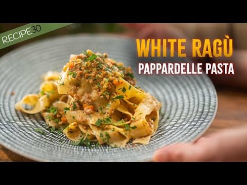 White Ragù Pappardelle - Ragù Bianco