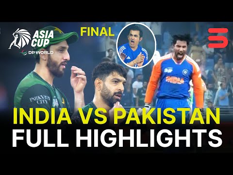 Final Match Highlights | India vs Pakistan | Match 19 | DP World Asia Cup 2025 Final | ZF1K