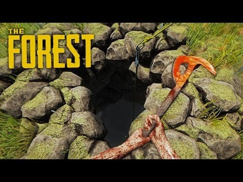 EXPLORING THE CAVES!! (The Forest)