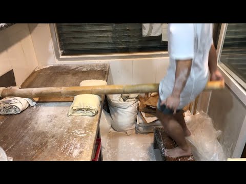 Hong Kong Food 2021 Bamboo Bouncing Wonton (Wantan) Wrapper Full Production Record