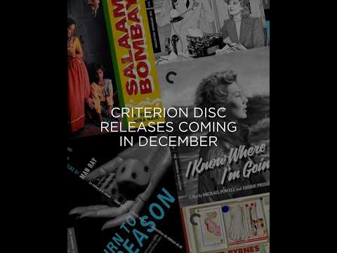 Coming to the Criterion Collection in December!