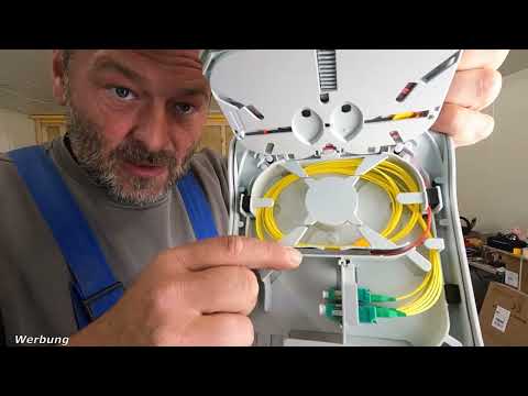 Glasfaser Hausanschluss bei mir 😋 wie wird das gemacht 🤔 Freunde des Stroms