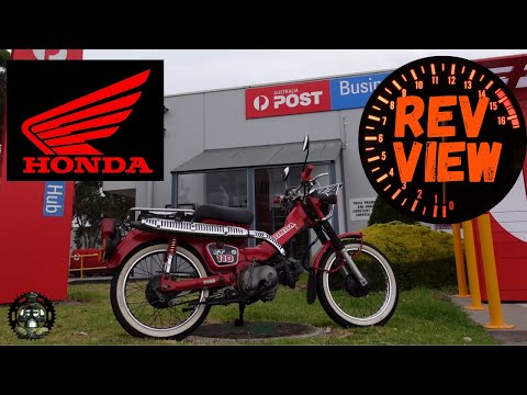 Honda Postie Bike CT110 REV VIEW Episode #10 Complete Rider Review Honda Cub