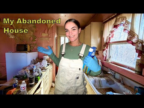 Cleaning My Abandoned House (Kitchen Transformation)