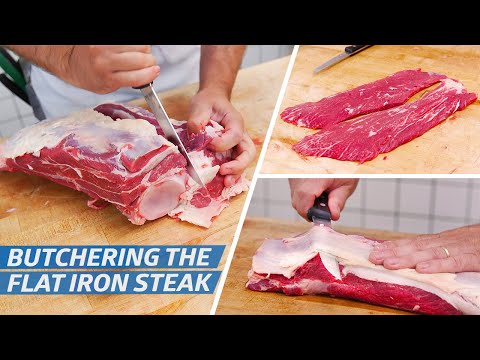 Meat Experts Butcher One of the Most Tender Steaks: the Flat Iron — Prime Time