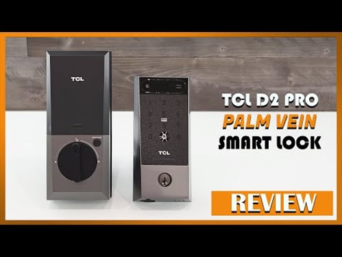 TCL D2 Pro Palm Vein Smart Door Lock. A touchless unlock! #tcl #smartlock #doorlock