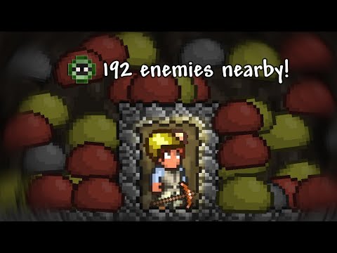 Hardcore Terraria with 30x enemy Spawn rates | Ep1