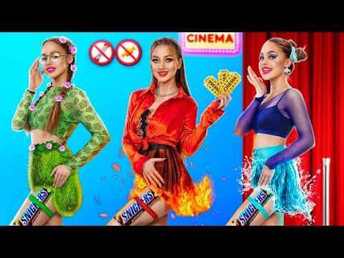 Vuur Meisje, Water Meisje, Aarde Meisje, Lucht Meisje! Elementen in het echte leven!