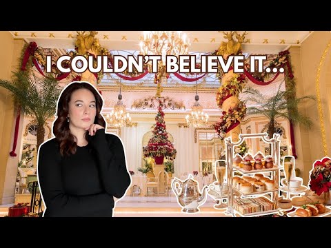 Christmas at The Ritz 🎄 A Magical Afternoon Tea… until the CAROL SINGERS arrived!