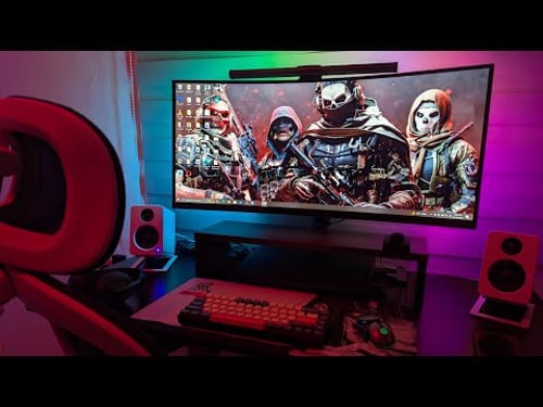 MY FIRST EVER Desk Setup Build! (Unboxing & Full Transformation)