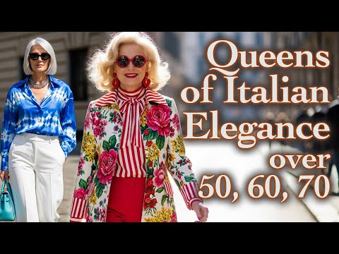 How Women Over 50, 60, 70 Dress Beautifully in 2025. Stunning Outfits For Mature Women