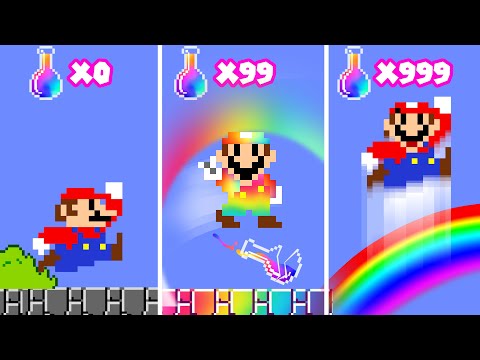 Super Mario Bros. But Every Seed Makes Mario MISSING COLOR! | 2TB STORY GAME