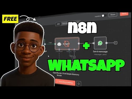 How to Build a WhatsApp AI Chatbot with n8n | Step-by-Step Free Tutorial