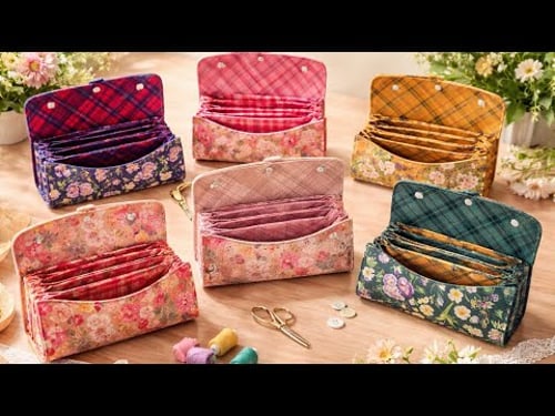 Cute Handbag With 12 Compartments π Easy to sew, anyone can make it π