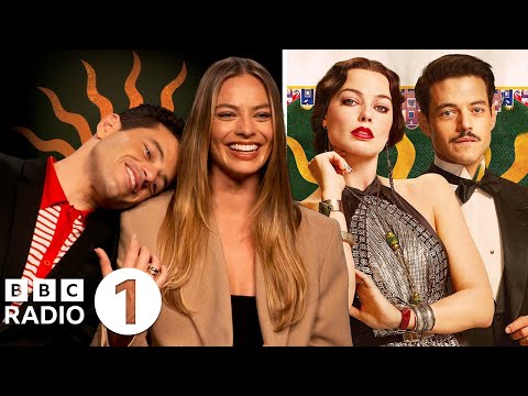 "I'm putting him to sleep!" Margot Robbie and Rami Malek on hidden talents, Barbie and Amsterdam