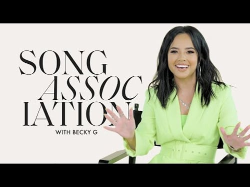 Becky G Sings Justin Bieber, Michael Bublé and Jay Sean in a Game of #SongAssociation | ELLE