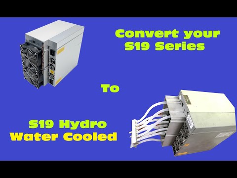 How to make your own #AntminerS19 Hydro #antminers19 liquid cooled + Overclocking