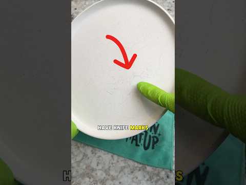 How To Remove Marks From Plates #howto #cleaning #cleaningtips