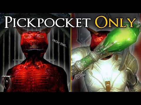 Oblivion's Fighters Guild, But Everything I Use is Pickpocketed...
