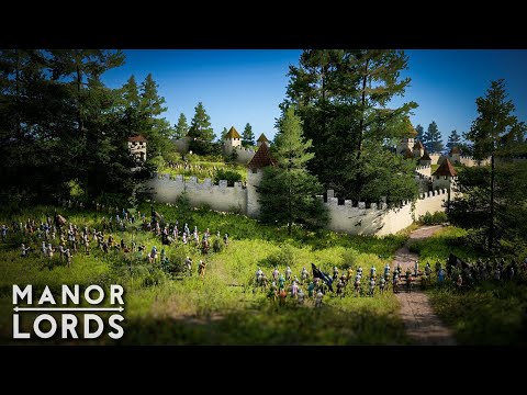 MANOR LORDS Relaxing Longplay: Building a MEDIEVAL KINGDOM... | Stress Relief & Sleep