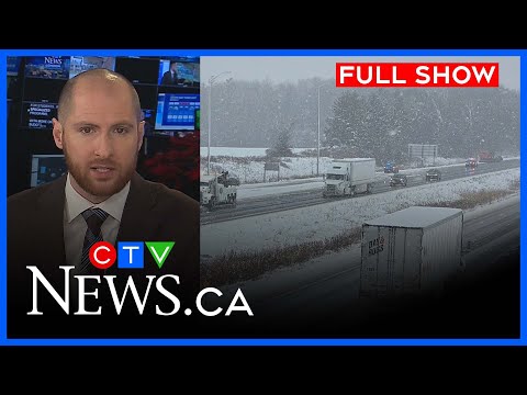 Snowfall causes traffic chaos | CTV News London at 6, Wed. Dec. 10, 2025
