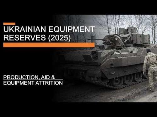 Ukrainian Equipment Reserves (2025) - Production, Aid & Equipment Attrition