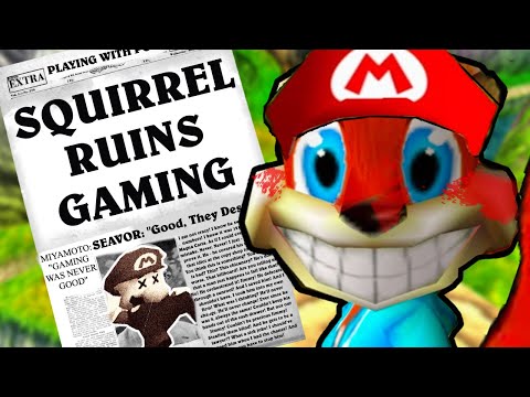Conker: The No-Good, Rotten, Awful, Relatable Hero -- Designing For Satire