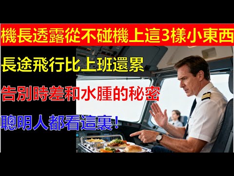長途飛行比上班還累?機長透露:我們從不碰機上這3樣東西!告別時差和水腫的秘密!#生活經驗 #生活小技巧 #生活小妙招 #科普 #出行